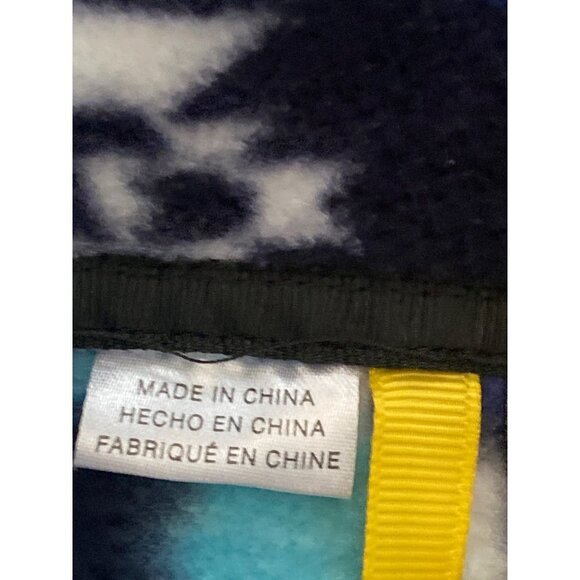 Wesc Miltch Aztec Unisex 1/4 zip polar fleece‎ pullover  Nightshadow Blue XXL - Picture 8 of 11